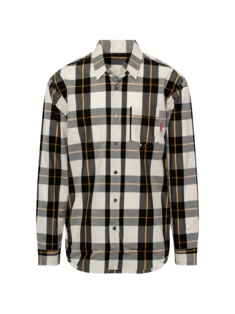 Mastermind Japan plaid-motif cotton shirt