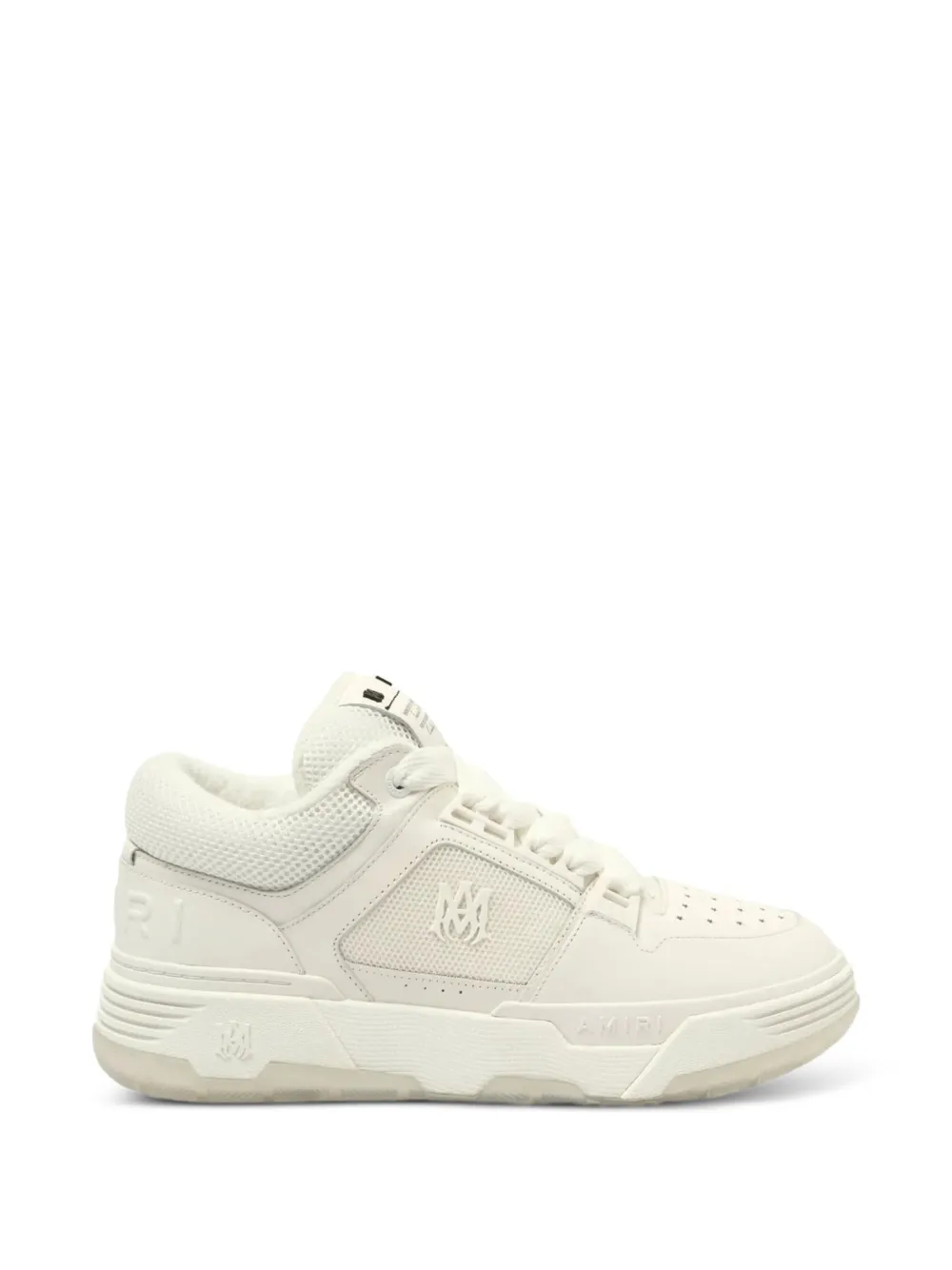 AMIRI MA-1 panelled leather sneakers - Bianco