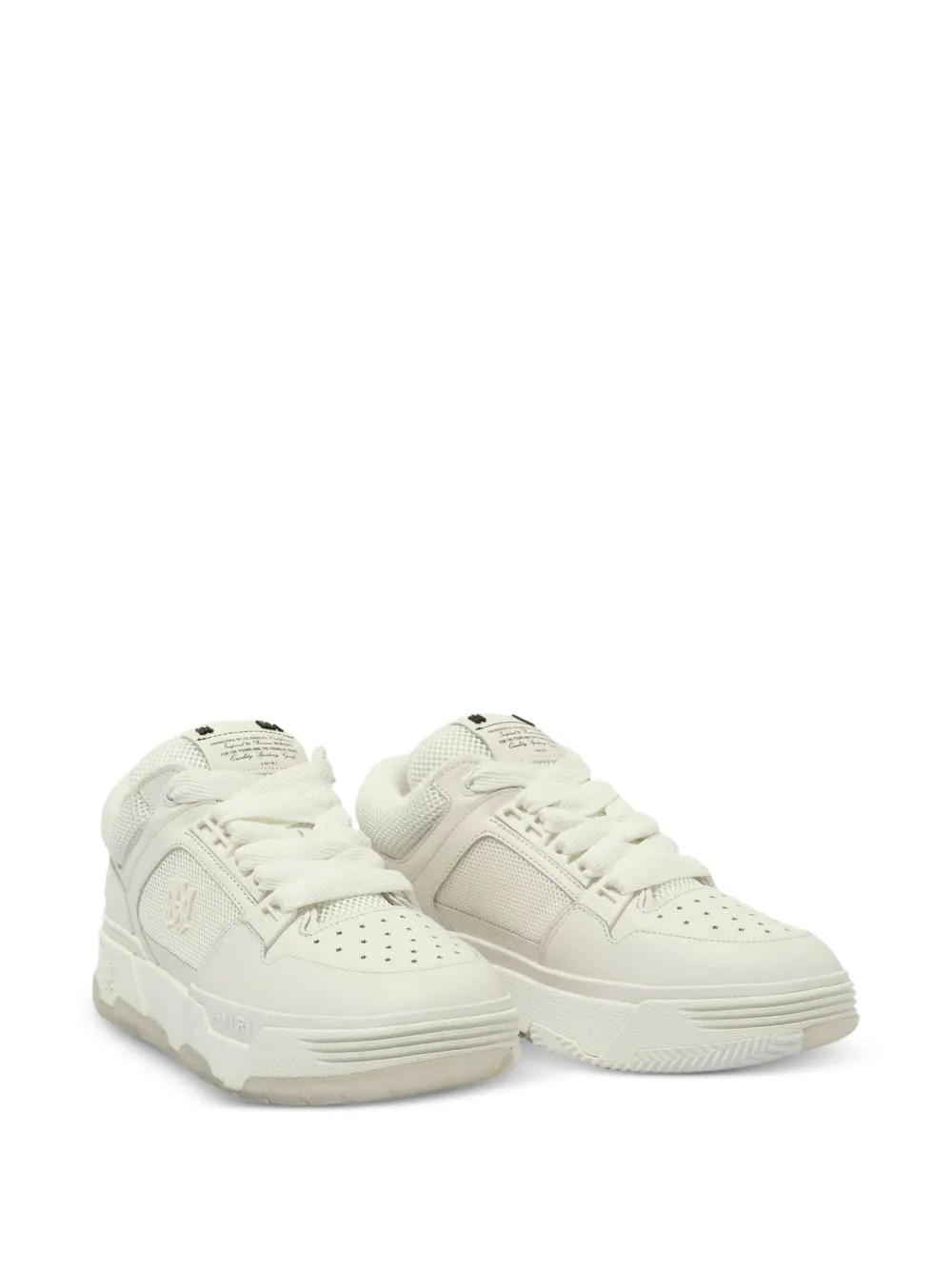 AMIRI MA-1 leren sneakers met vlakken Wit
