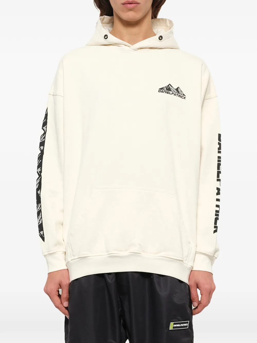 Daniel Patrick Moving Mountains logo hoodie - Nude