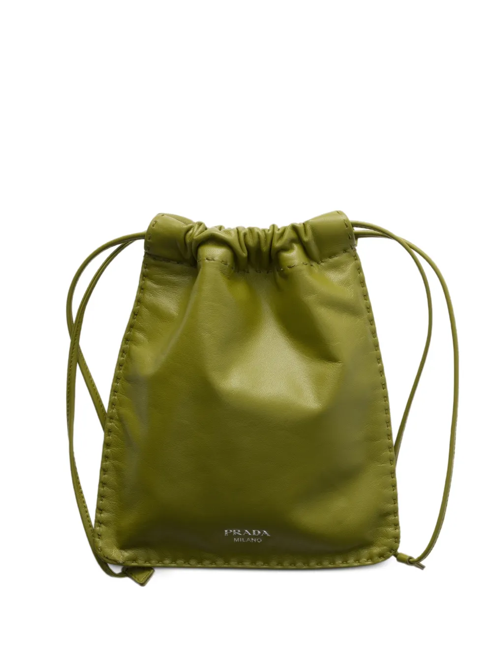 Prada nappa-leather smartphone pouch - Verde