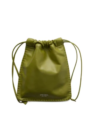 Prada ウィッシュ リナイロン ポーチ | グリーン | FARFETCH JP