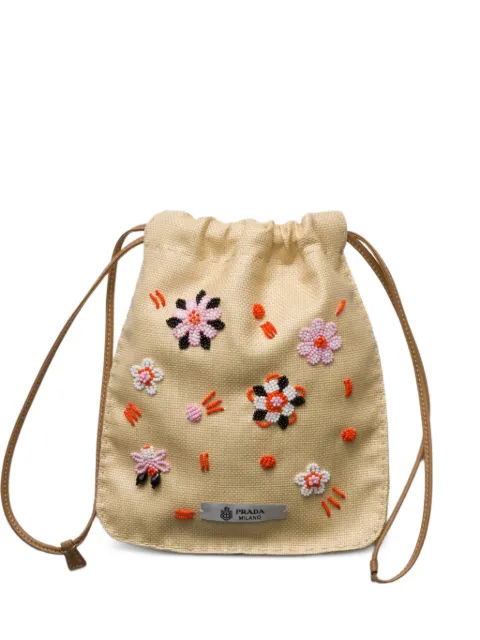 Prada Embroidered canvas smartphone case