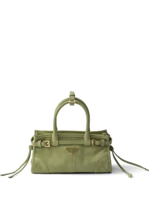 Prada プラダ キャリー ハンドバッグ ミニ | グリーン | FARFETCH JP