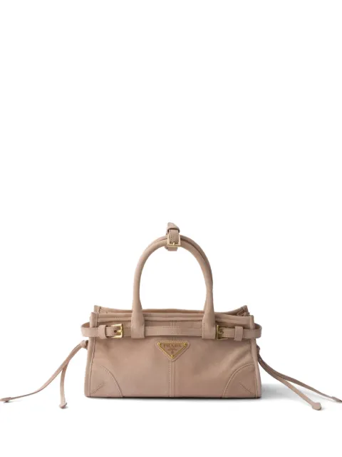 Prada Prada Bonnie suede mini handbag