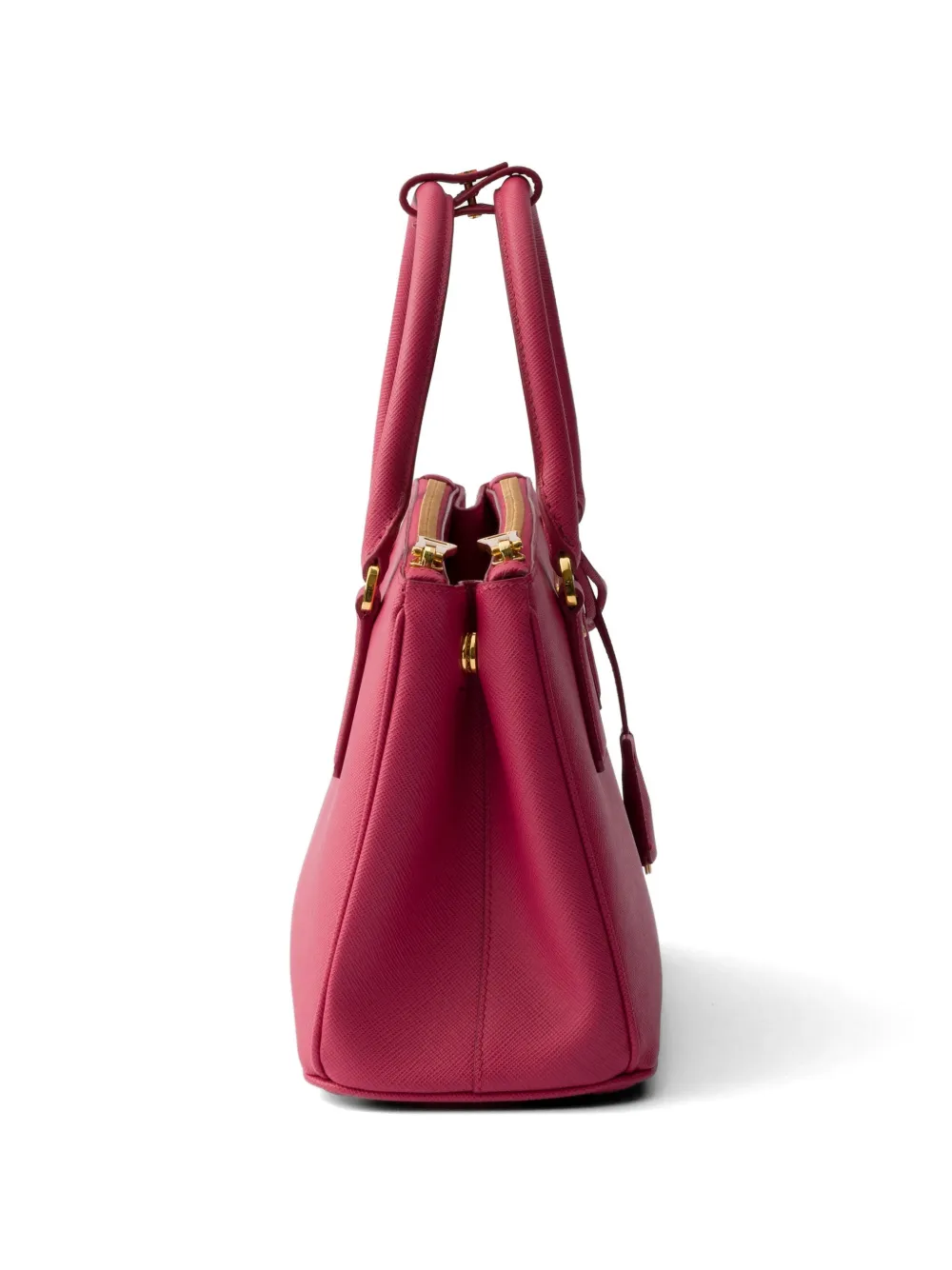 Prada Kleine Galleria Saffiano leren tas Roze