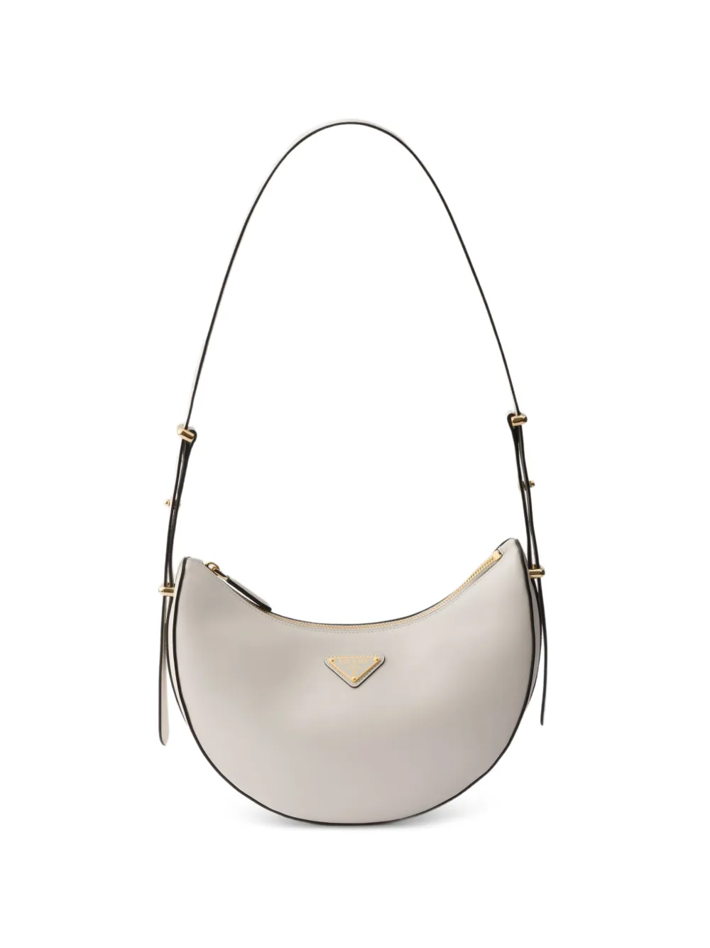 Prada Prada Arqué small leather shoulder bag - White