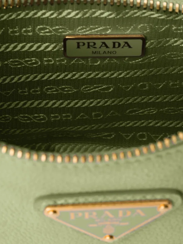 Prada Prada Re-Edition 2005 Nubuck And Saffiano-leather Mini Bag