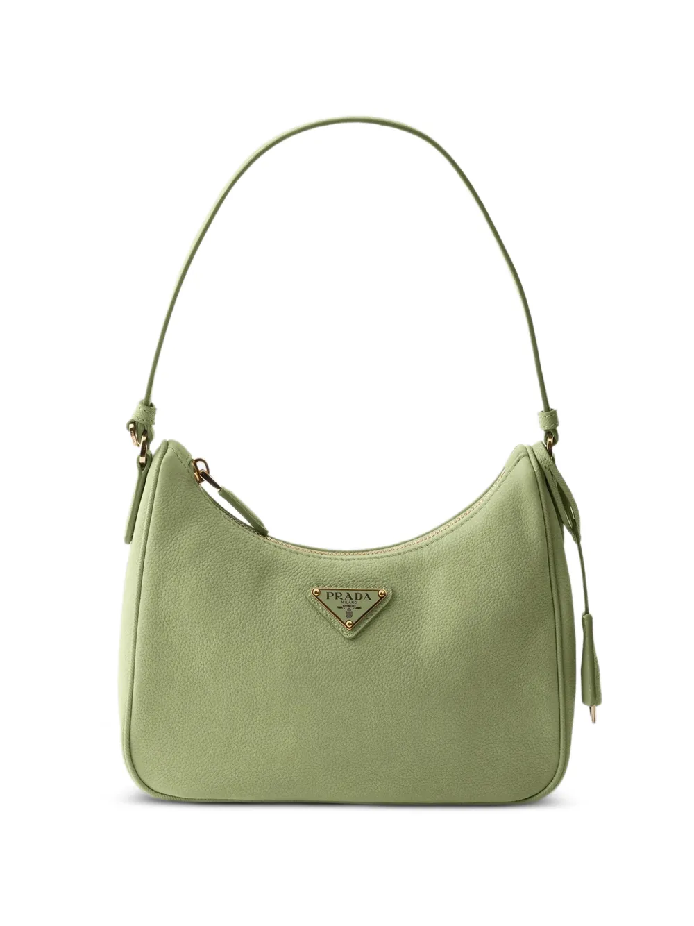 Prada Prada Re-Edition 2005 nubuck and Saffiano-leather mini bag - Verde