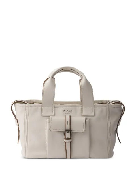 Prada Prada Route medium leather tote bag