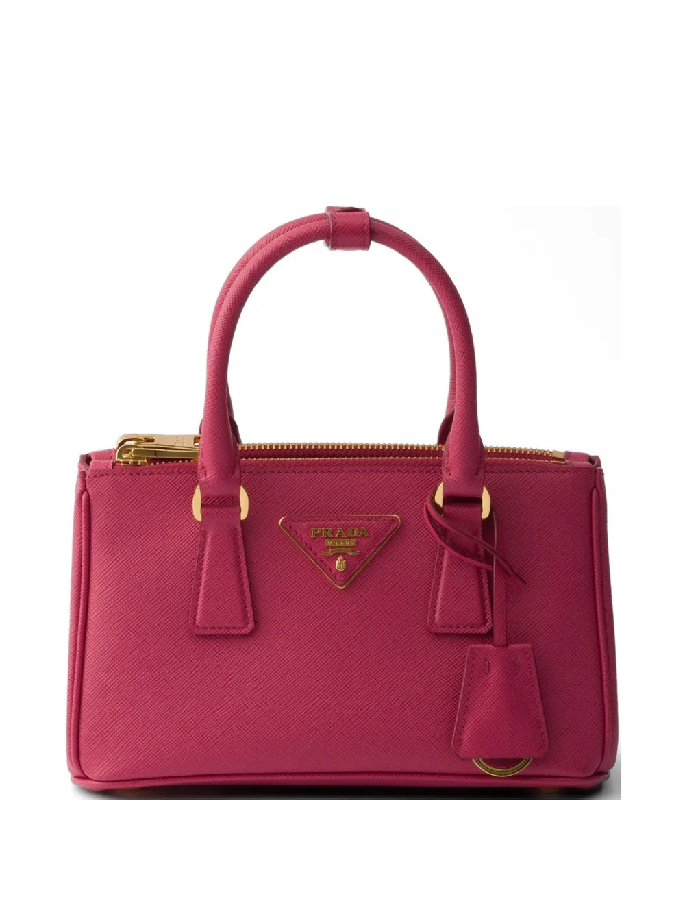 Prada Prada Galleria mini Saffiano-leather bag - Rosa