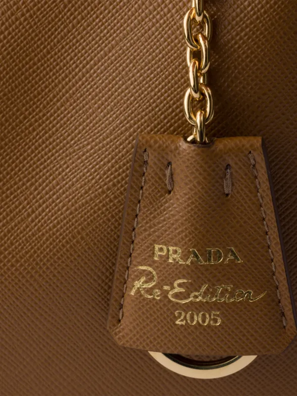 Prada リエディション 2005 サフィアーノレザーミニバッグ | ブラウン