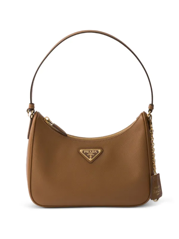 Prada リエディション 2005 サフィアーノレザーミニバッグ | ブラウン