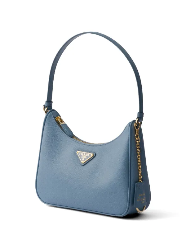 Prada リエディション 2005 サフィアーノレザーミニバッグ | ブルー