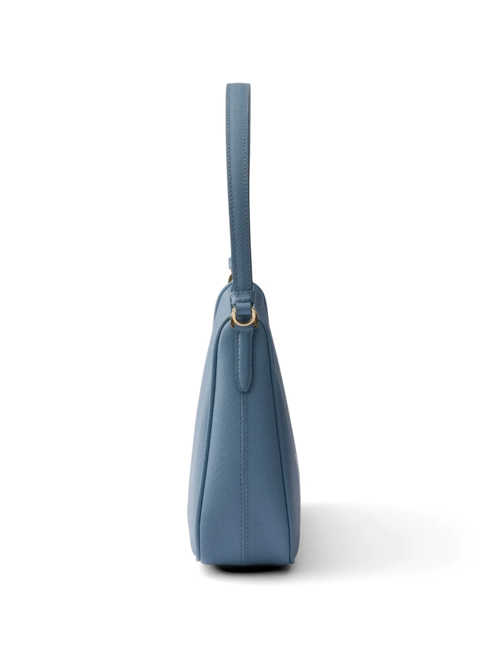 Prada Re-Edition 2005 schoudertas van saffiano leer Blauw