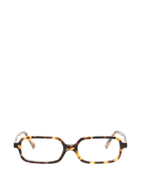 Miu Miu Eyewear tortoiseshell-effect rectangle glasses