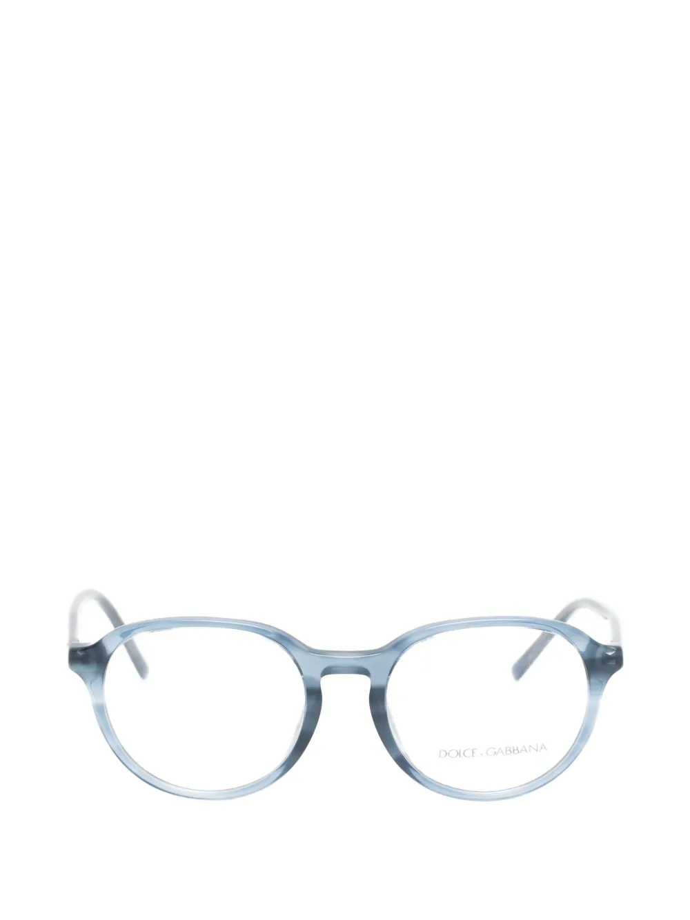 Dolce & Gabbana Eyewear round-frame glasses - Blu
