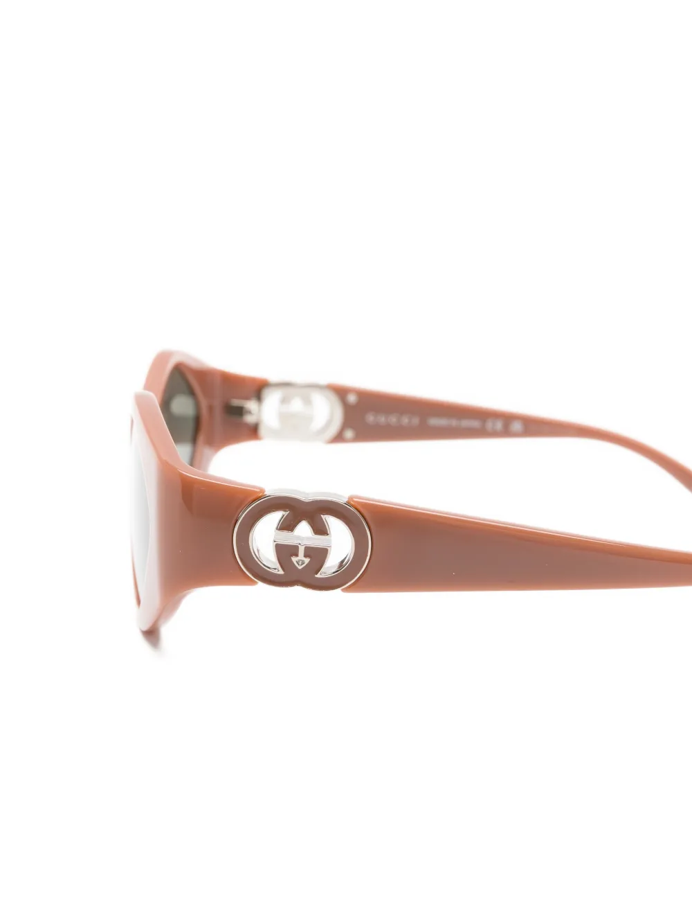 Gucci Eyewear GG zonnebril met cat-eye montuur Bruin
