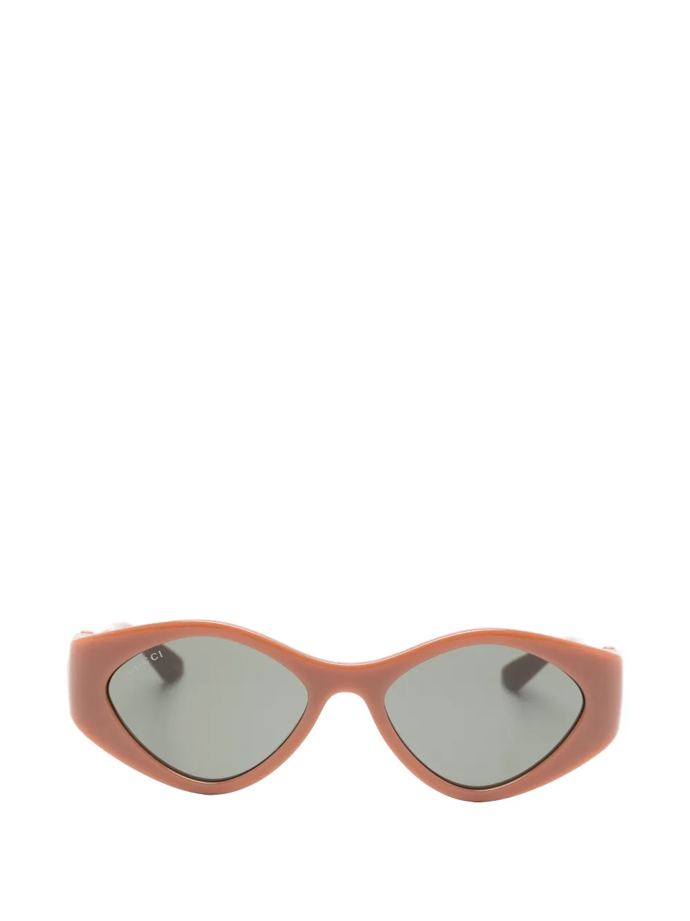 Gucci Eyewear Interlocking G cat-eye sunglasses - Marrone