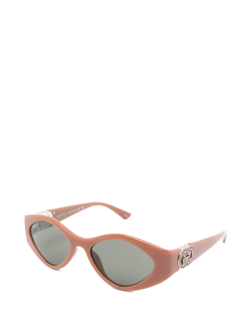 Gucci Eyewear GG zonnebril met cat-eye montuur Bruin