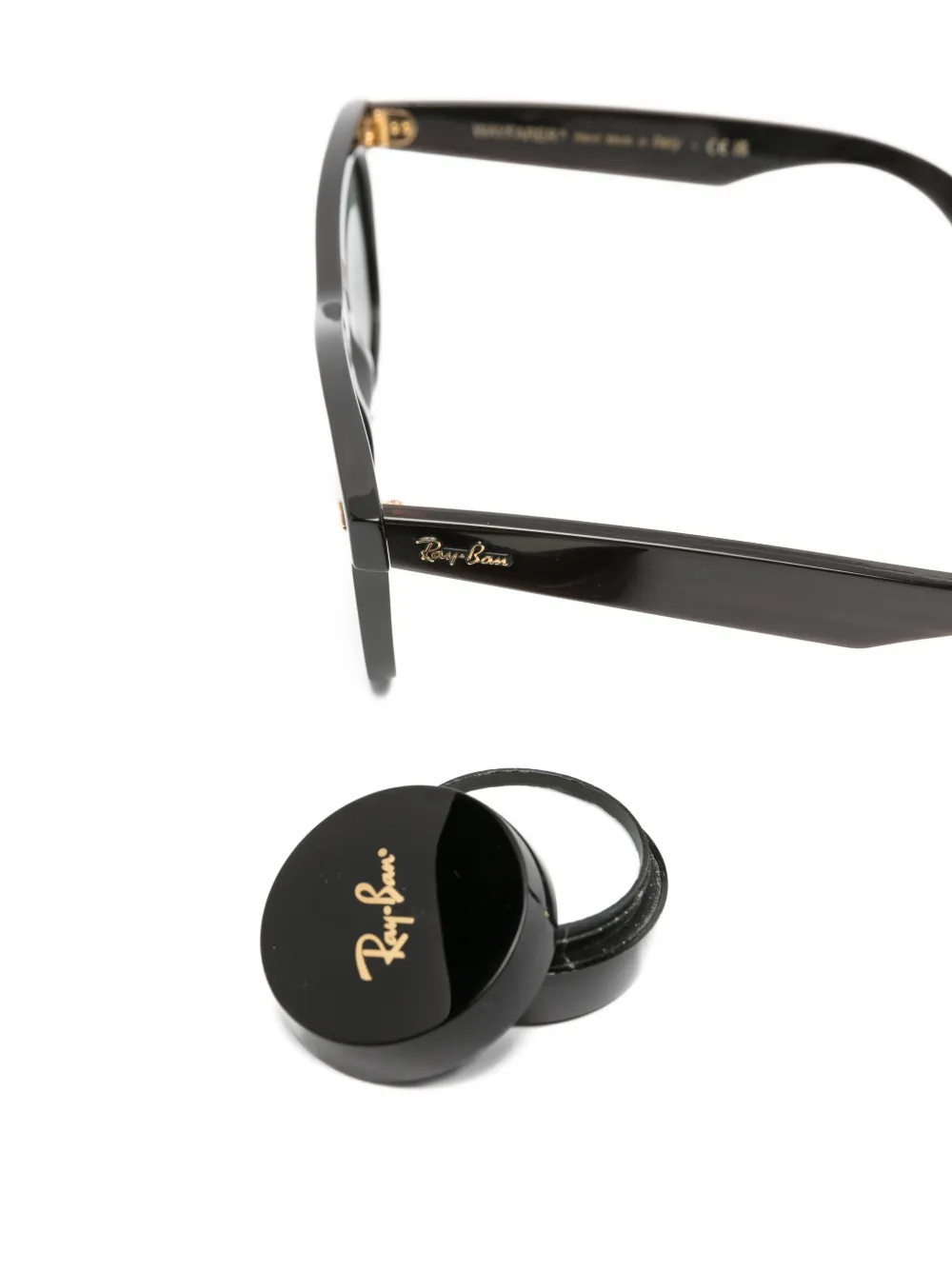 Ray-Ban Zonnebril met wayfer montuur Bruin