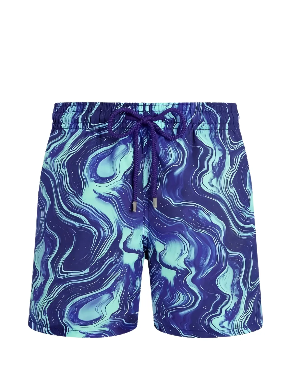 Vilebrequin Moorea swirl-print swim shorts - Blu