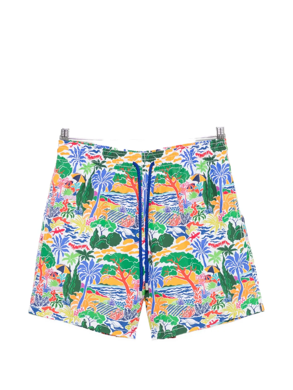Vilebrequin Moorea Seaside Life swim shorts - Bianco