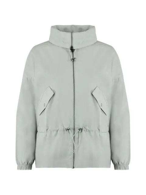 Track & Field Parka com capuz ajustável