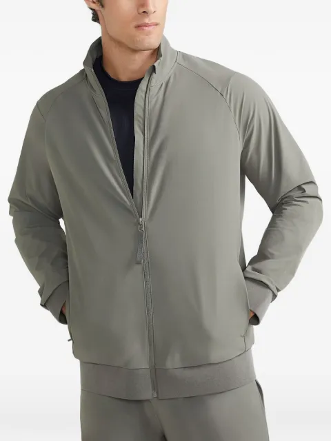 Track & Field Jaqueta gola alta com zíper