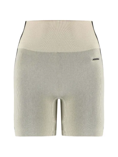 Track & Field Short Skin Stripes de tricô canelado