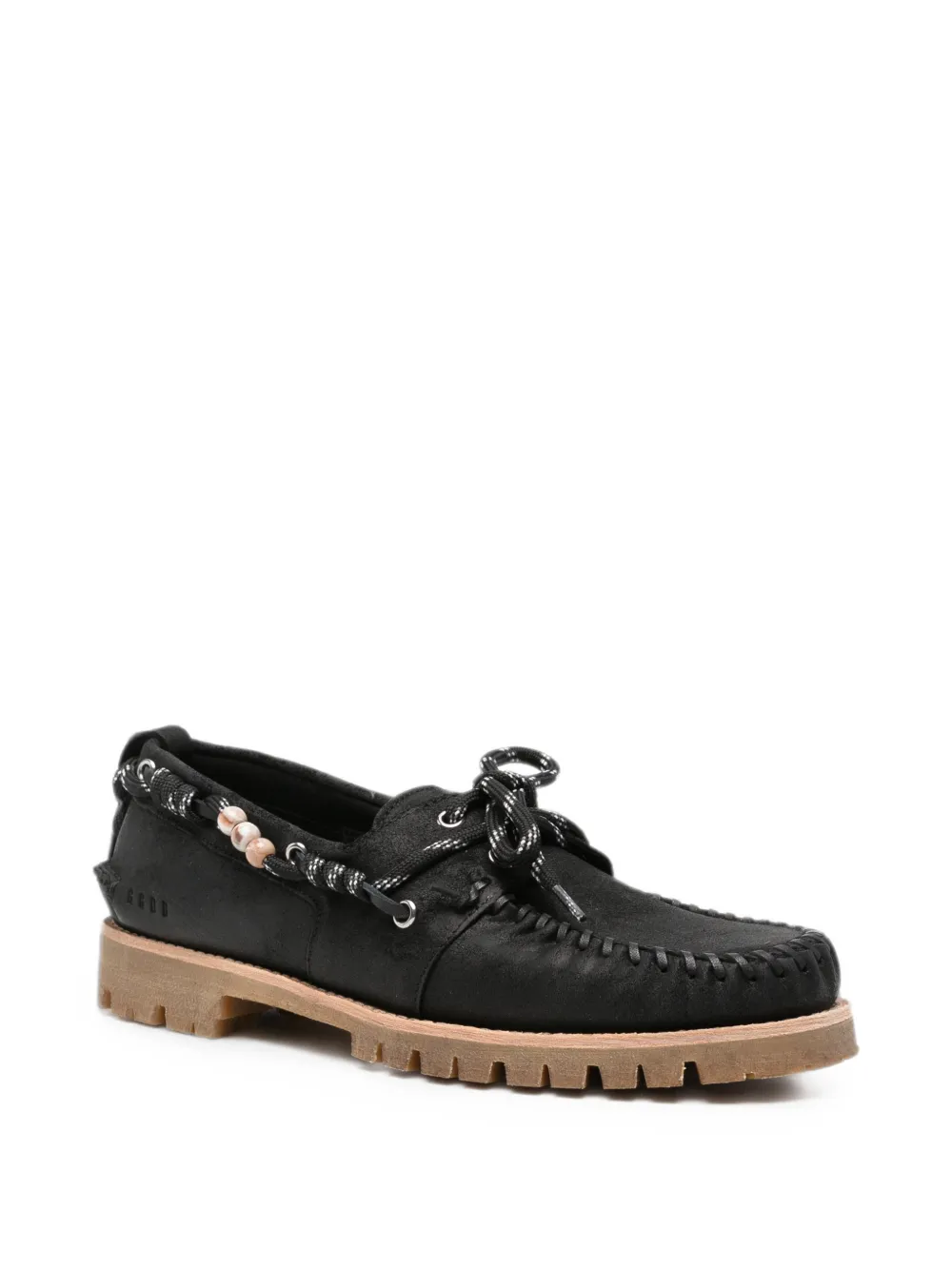 Golden Goose Cruise bootschoenen verfraaid met kralen Zwart