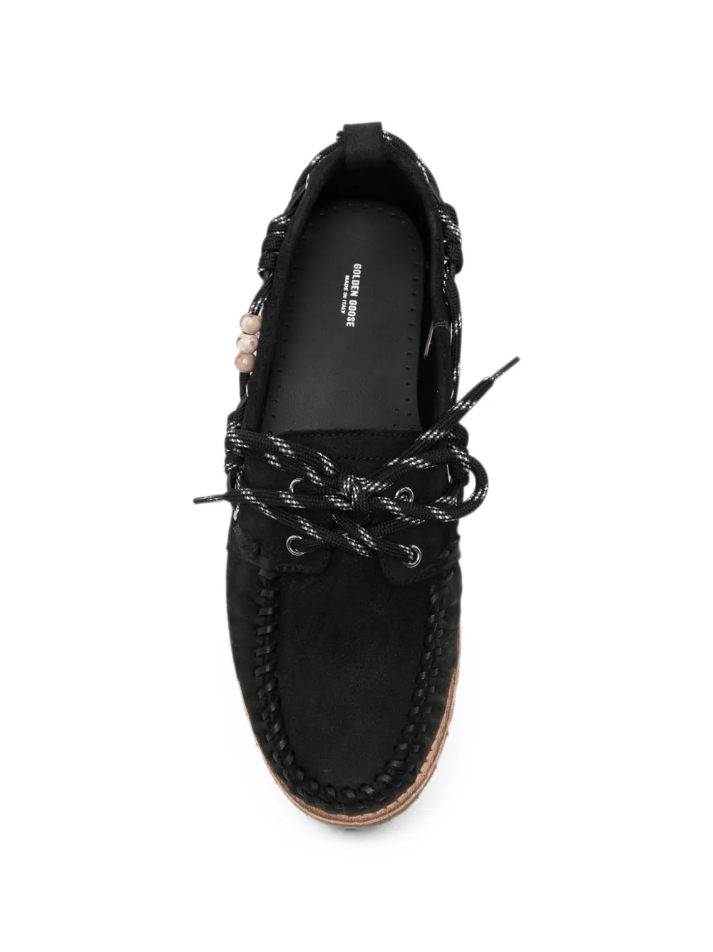 Golden Goose Cruise bootschoenen verfraaid met kralen Zwart