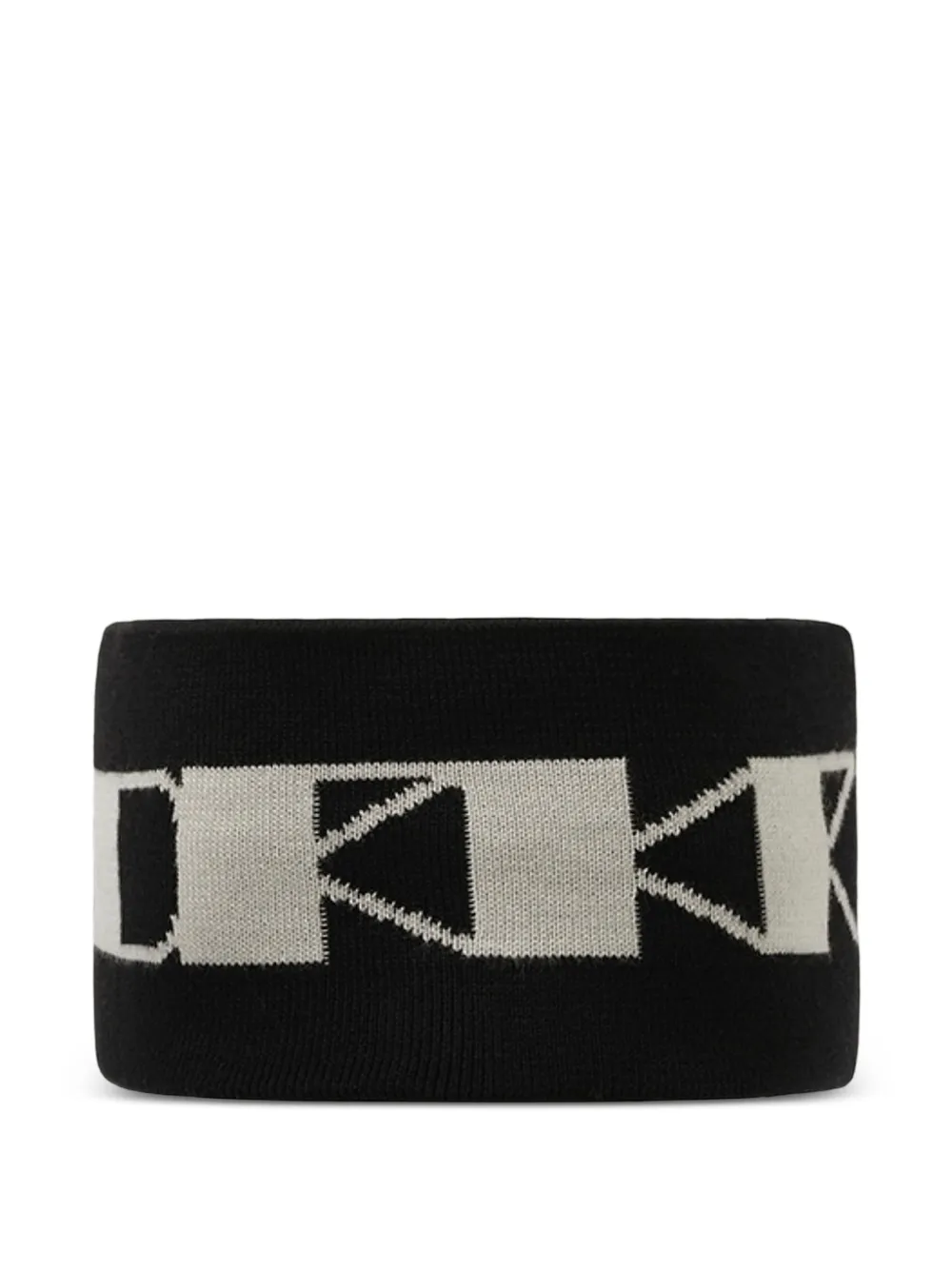 Rick Owens DRKSHDW logo-knit headband - Nero