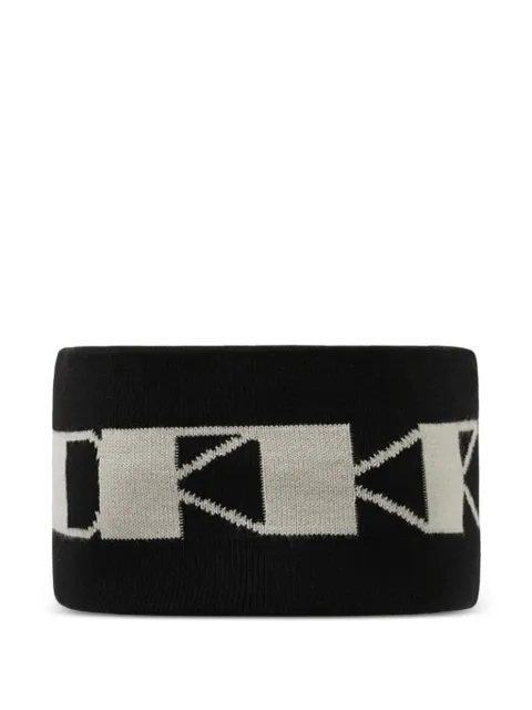 Rick Owens DRKSHDW logo-knit headband