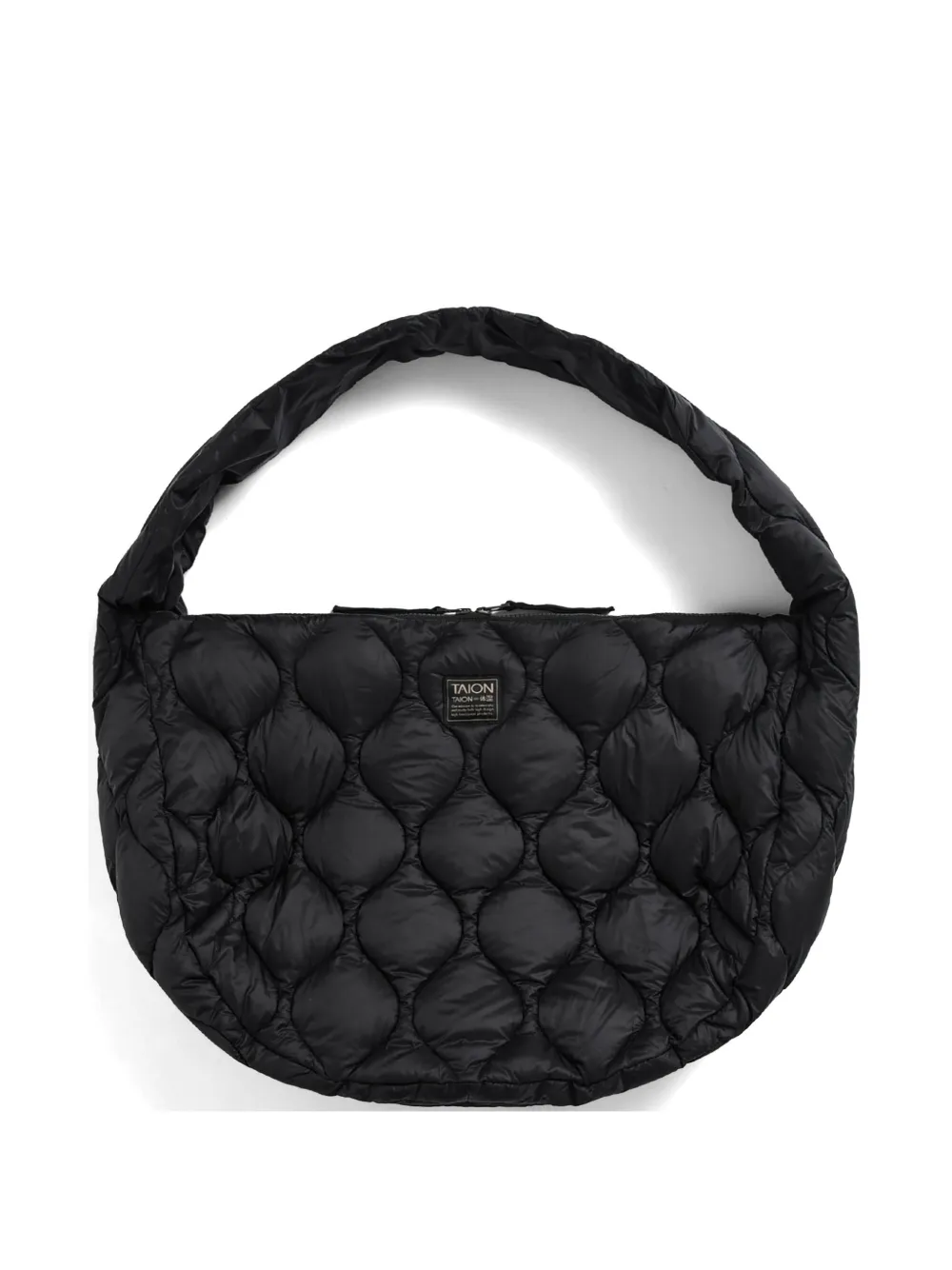 Taion large Military Banana shoulder bag - Schwarz