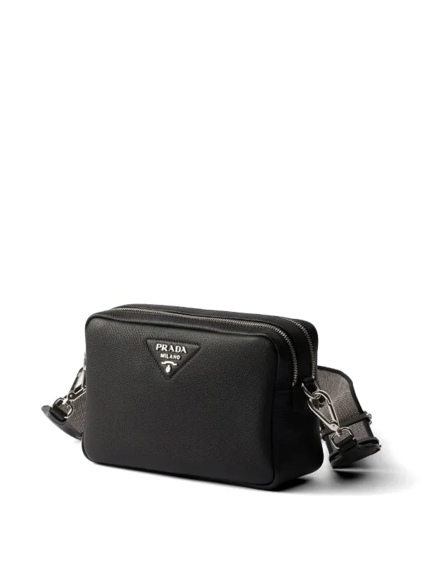 PRADA ショルダーバッグ shoulder bag ブラック Prada Small Leather Shoulder Bag | Black | FARFETCH CA