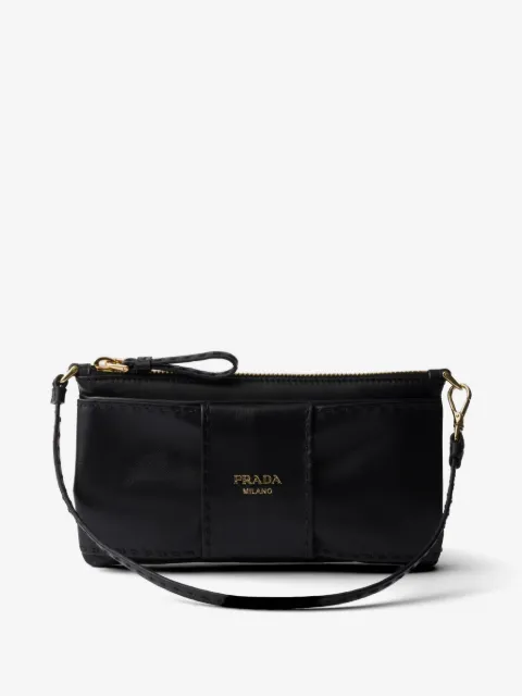 Prada cartera con piel de napa y cierre