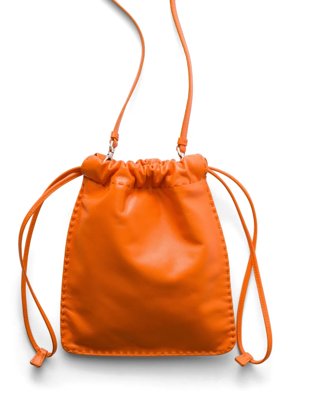 Prada Nappa leren smartphone hoesje Oranje
