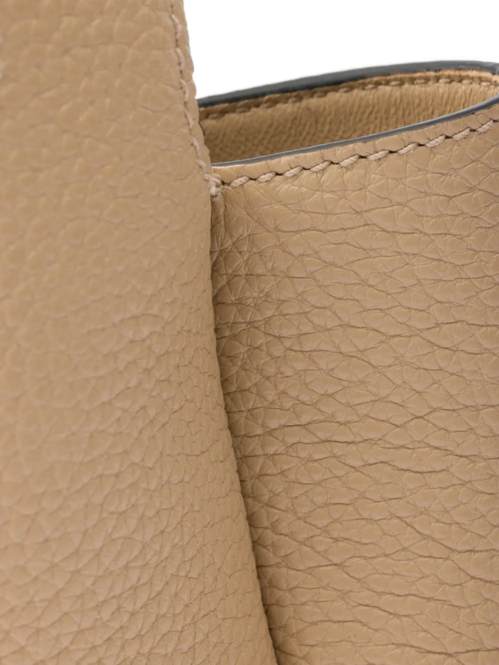 Prada Leren mini-handtas Beige