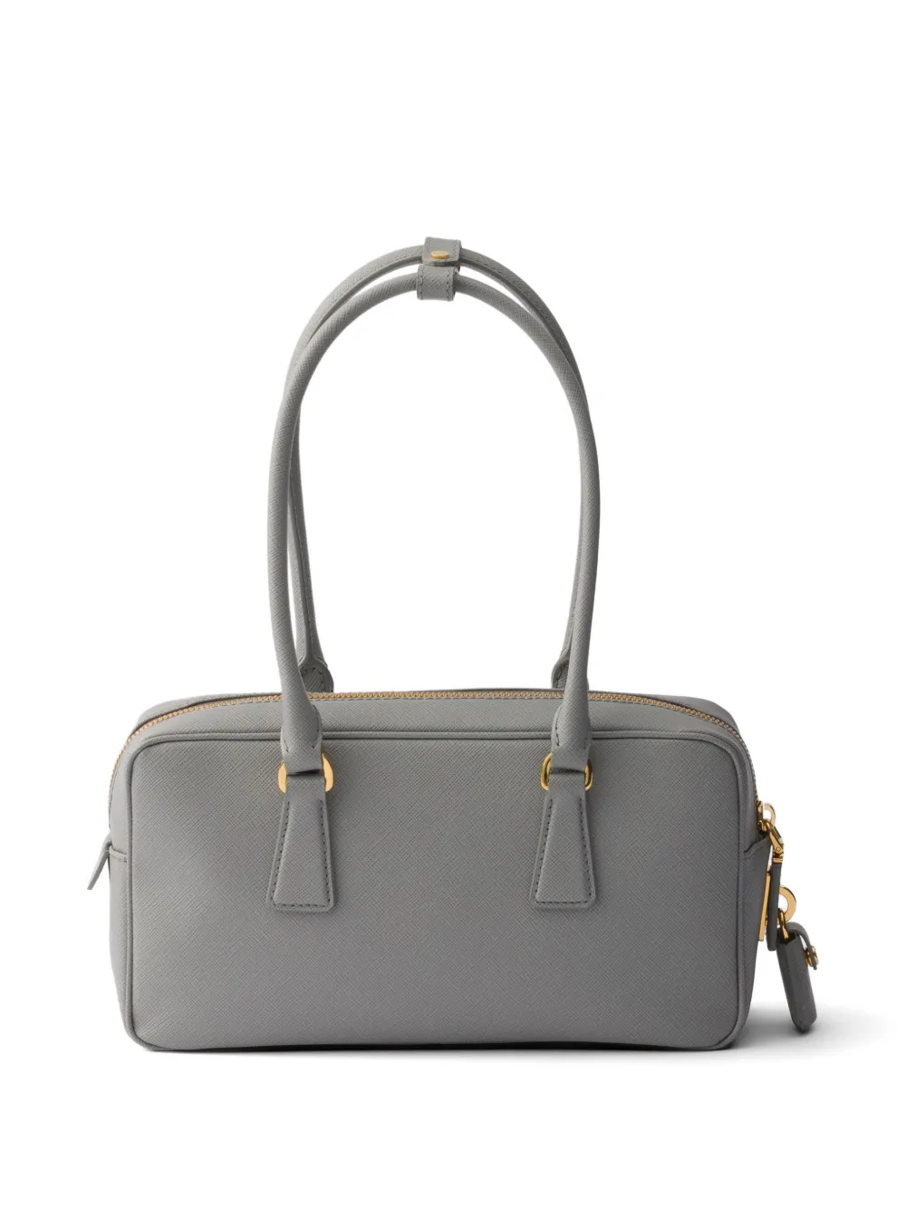 Prada Kleine Saffiano leren handtas Grijs