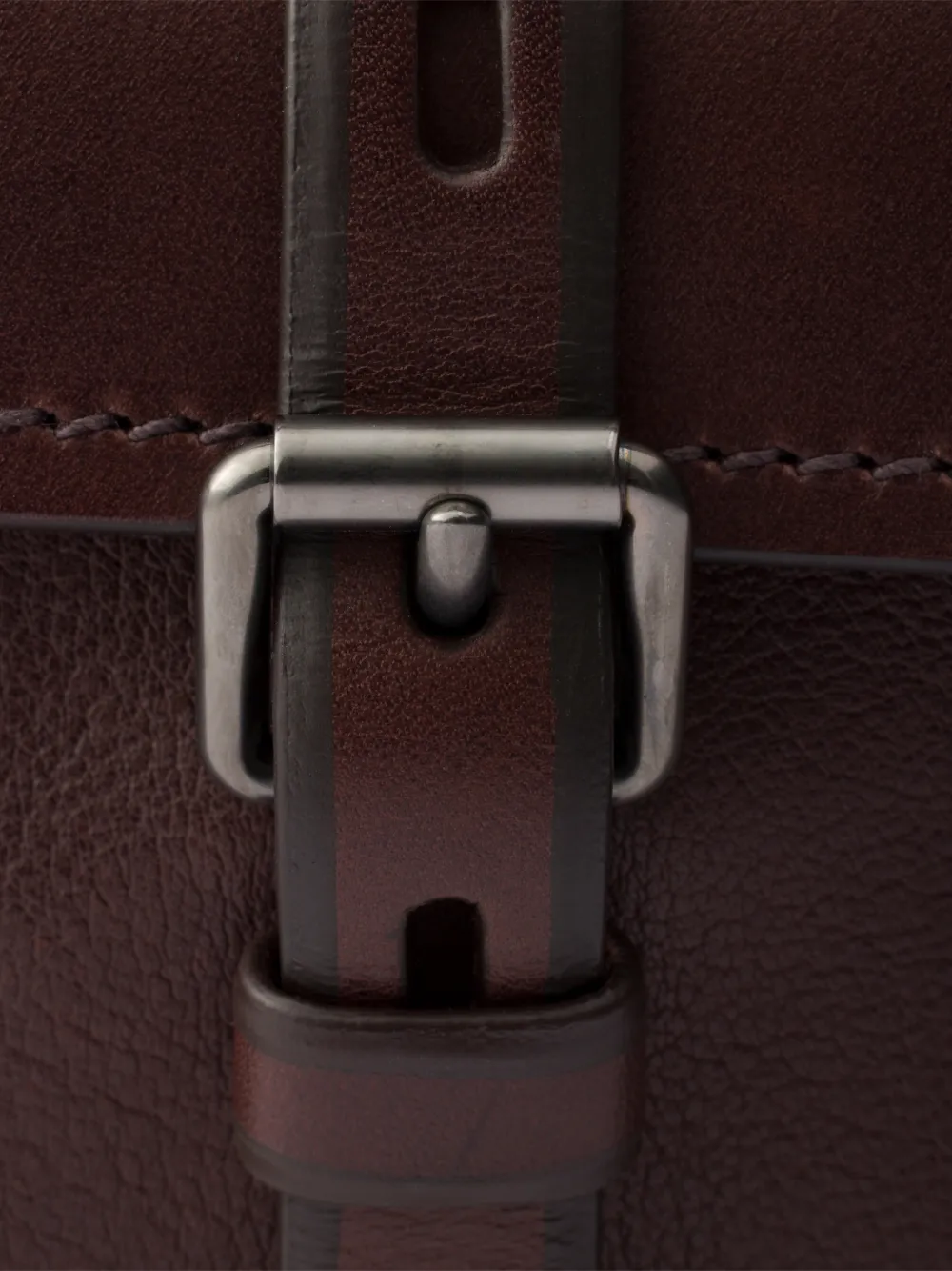 Prada Route medium leren shopper Bruin