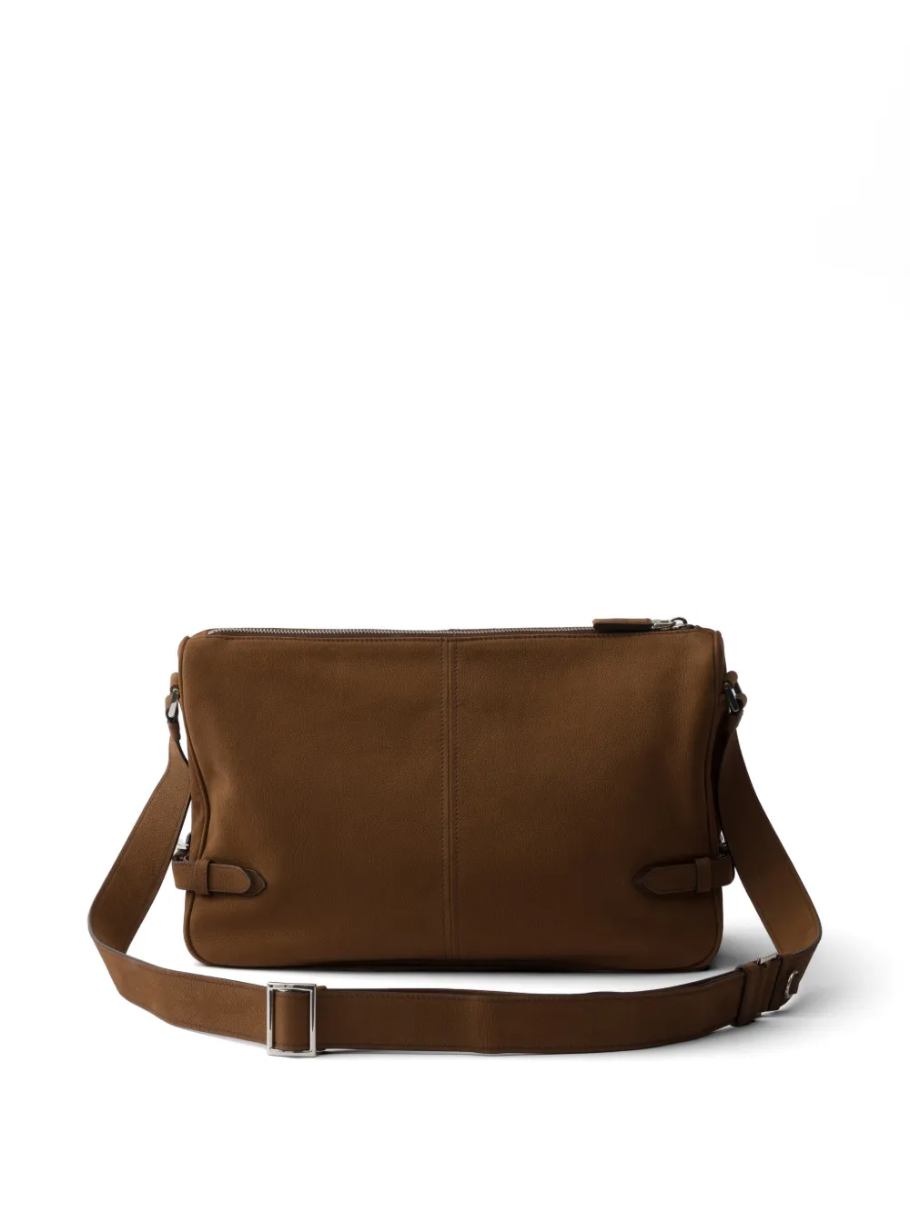 Prada Nubuck leren schoudertas Bruin