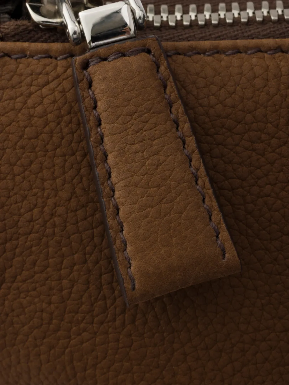 Prada Nubuck leren schoudertas Bruin