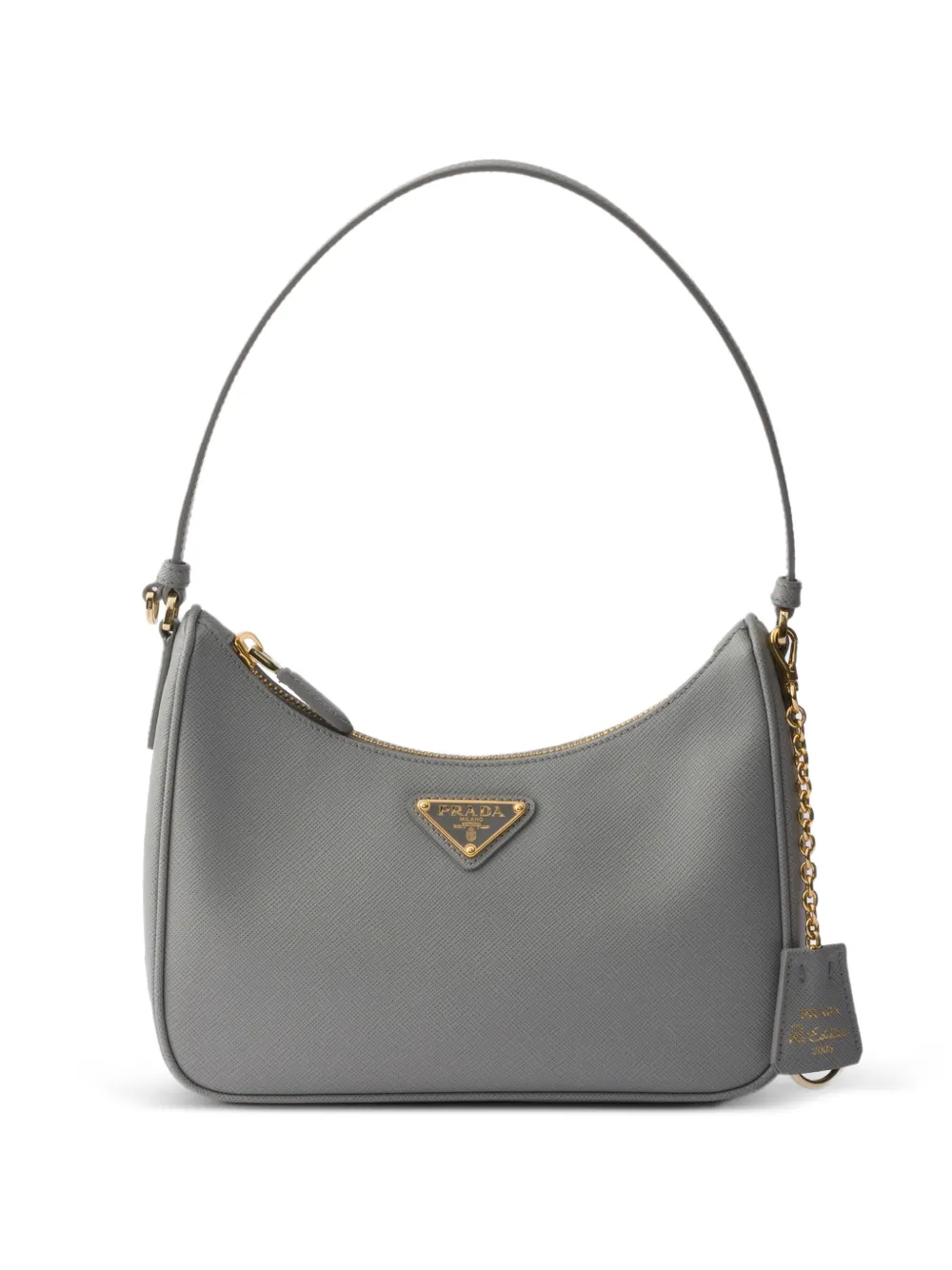 Prada Prada Re-Edition 2005 Saffiano-leather mini bag - Grigio