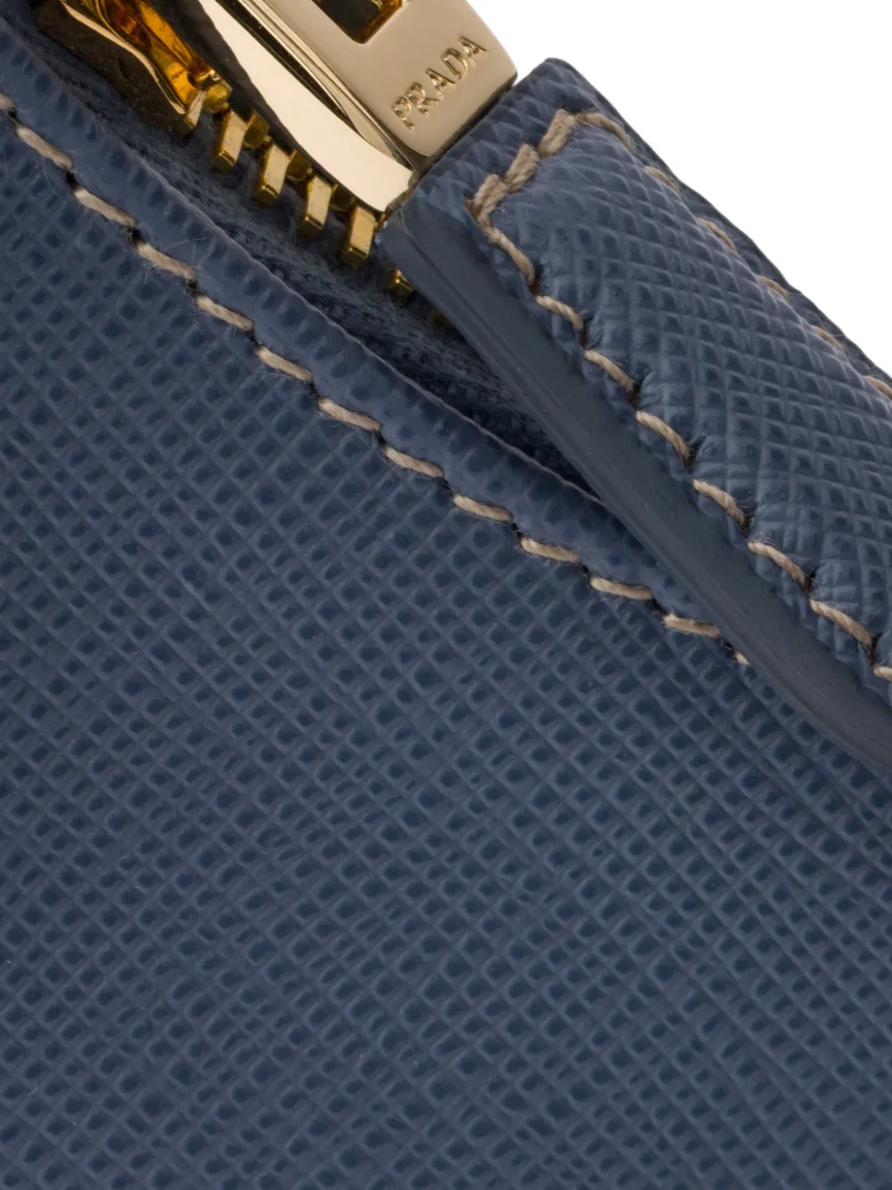 Prada Re-Edition 2005 mini-tas van saffiano leer Blauw