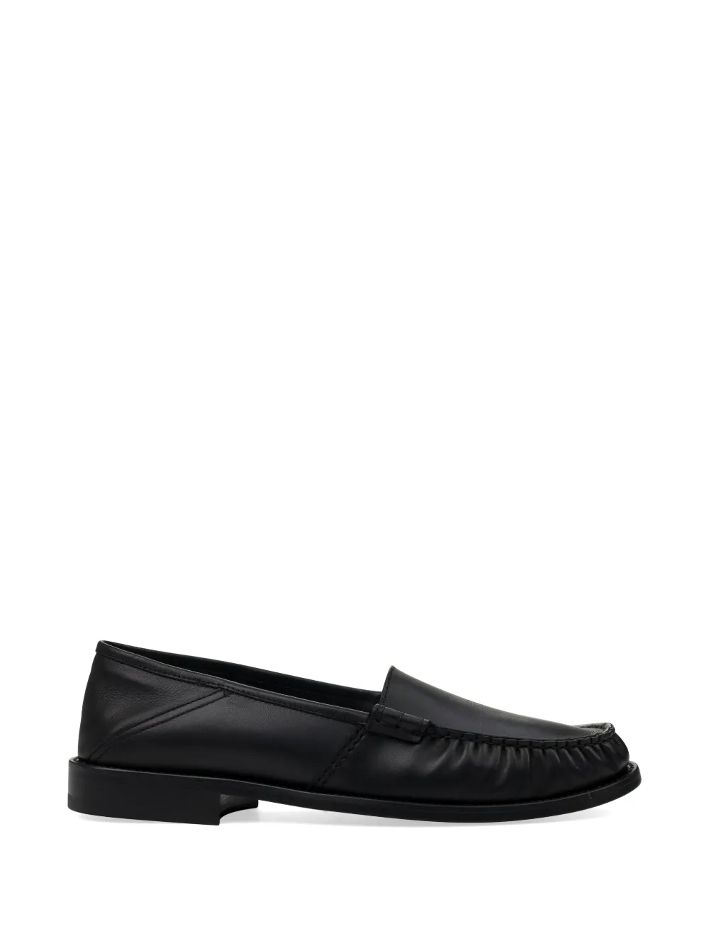 RHUDE gathered slip-on loafers - Nero