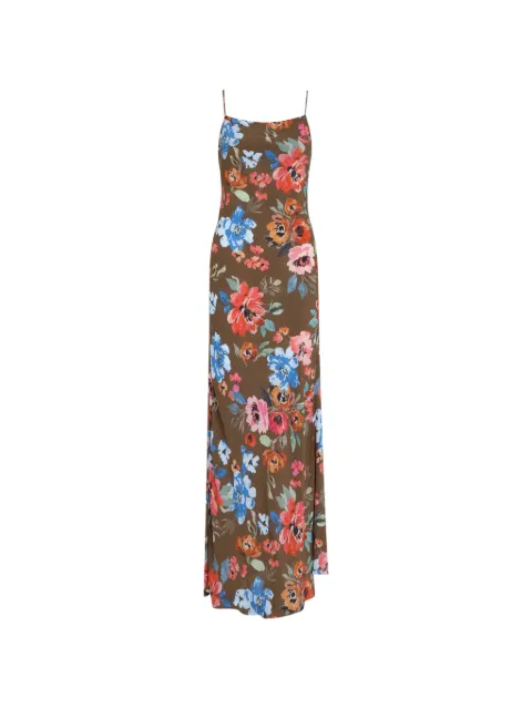 Triya Vestido longo Aurora floral