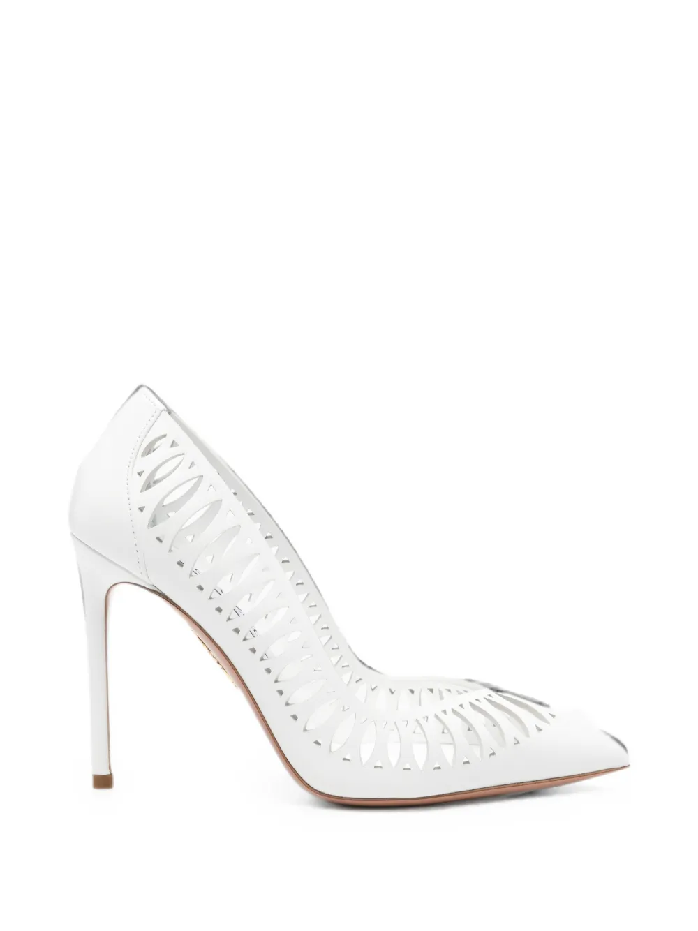 Aquazzura Gisele cut-out pumps Wit