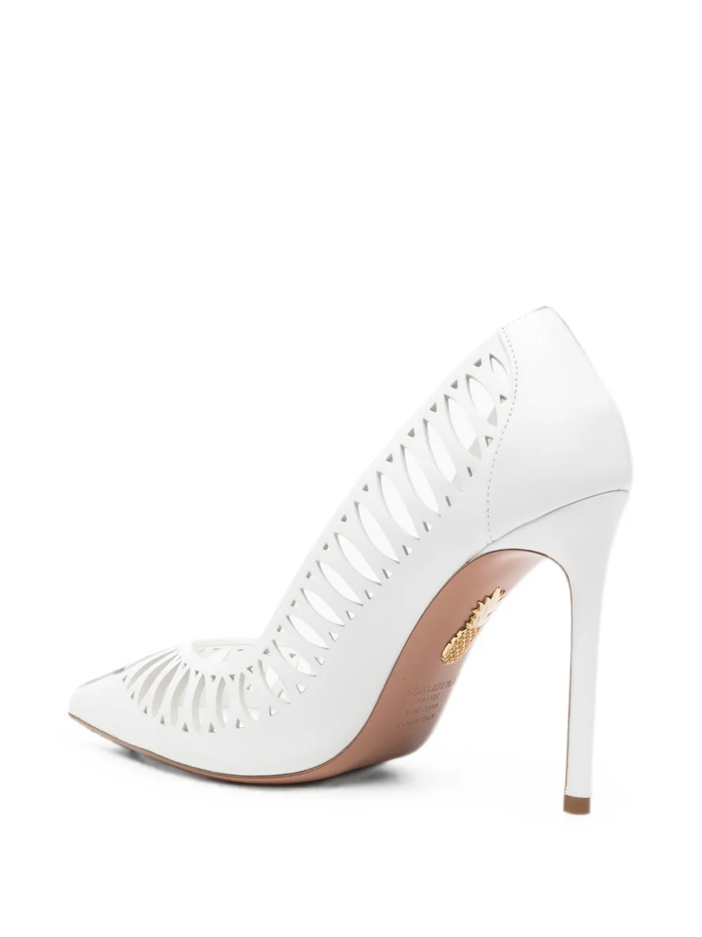 Aquazzura Gisele cut-out pumps Wit