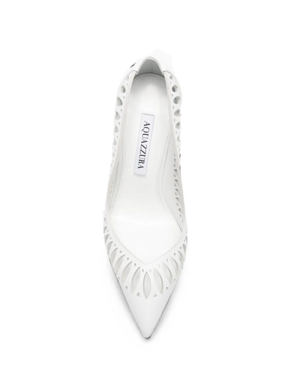 Aquazzura Gisele cut-out pumps Wit